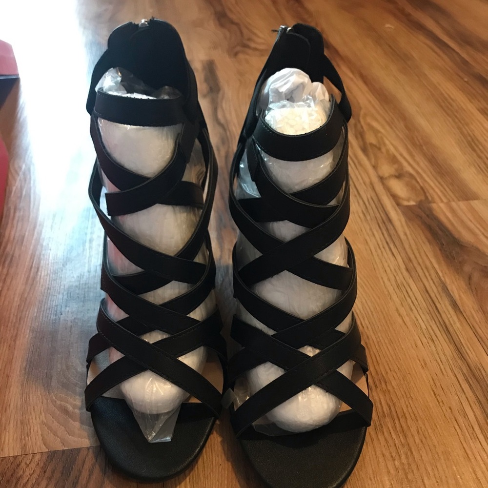 CINDY CAGED HEELED SANDAL
